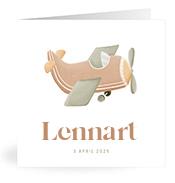 Geboortekaartje naam Lennart j1