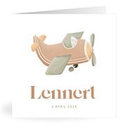 Geboortekaartje naam Lennert j1