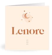 Geboortekaartje naam Lenore m1