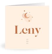 Geboortekaartje naam Leny m1
