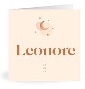 Geboortekaartje naam Leonore m1