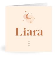 Geboortekaartje naam Liara m1