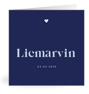 Geboortekaartje naam Liemarvin j3