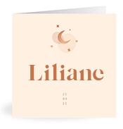 Geboortekaartje naam Liliane m1