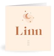 Geboortekaartje naam Linn m1