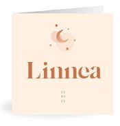 Geboortekaartje naam Linnea m1