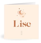 Geboortekaartje naam Lise m1