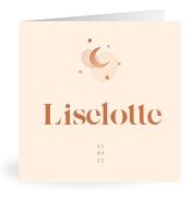 Geboortekaartje naam Liselotte m1