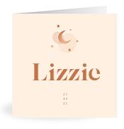 Geboortekaartje naam Lizzie m1