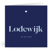 Geboortekaartje naam Lodewijk j3