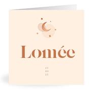 Geboortekaartje naam Lomée m1
