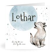 Geboortekaartje naam Lothar j4