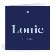 Geboortekaartje naam Louie j3