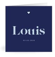 Geboortekaartje naam Louis j3