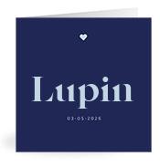 Geboortekaartje naam Lupin j3