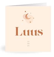 Geboortekaartje naam Luus m1