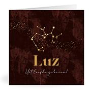Geboortekaartje naam Luz u3