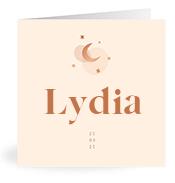 Geboortekaartje naam Lydia m1