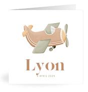 Geboortekaartje naam Lyon j1