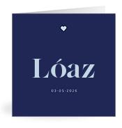 Geboortekaartje naam Lóaz j3