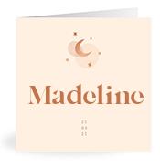 Geboortekaartje naam Madeline m1