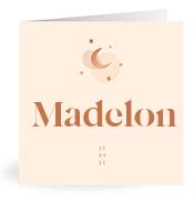 Geboortekaartje naam Madelon m1