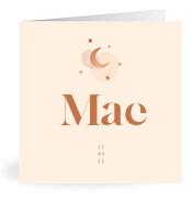 Geboortekaartje naam Mae m1