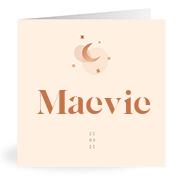 Geboortekaartje naam Maevie m1