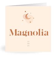Geboortekaartje naam Magnolia m1