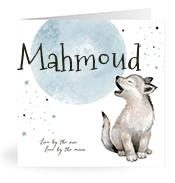 Geboortekaartje naam Mahmoud j4