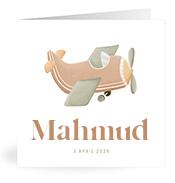 Geboortekaartje naam Mahmud j1