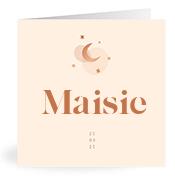 Geboortekaartje naam Maisie m1
