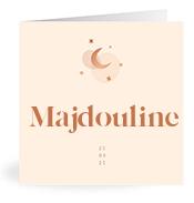 Geboortekaartje naam Majdouline m1