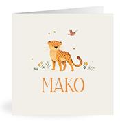 Geboortekaartje naam Mako u2