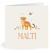 Geboortekaartje naam Malti u2