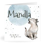 Geboortekaartje naam Mandla j4