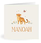 Geboortekaartje naam Manoah u2