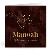 Geboortekaartje naam Manoah u3