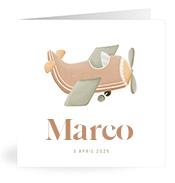 Geboortekaartje naam Marco j1
