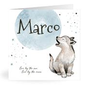 Geboortekaartje naam Marco j4