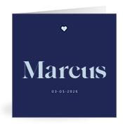Geboortekaartje naam Marcus j3
