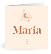 Geboortekaartje naam Maria m1