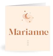 Geboortekaartje naam Marianne m1