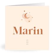 Geboortekaartje naam Marin m1