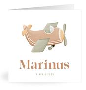 Geboortekaartje naam Marinus j1