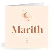 Geboortekaartje naam Marith m1