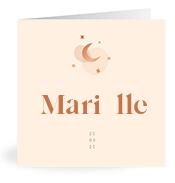 Geboortekaartje naam Mariėlle m1