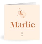 Geboortekaartje naam Marlie m1