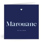 Geboortekaartje naam Marouane j3