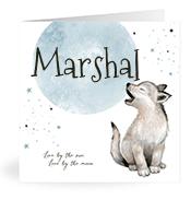 Geboortekaartje naam Marshal j4